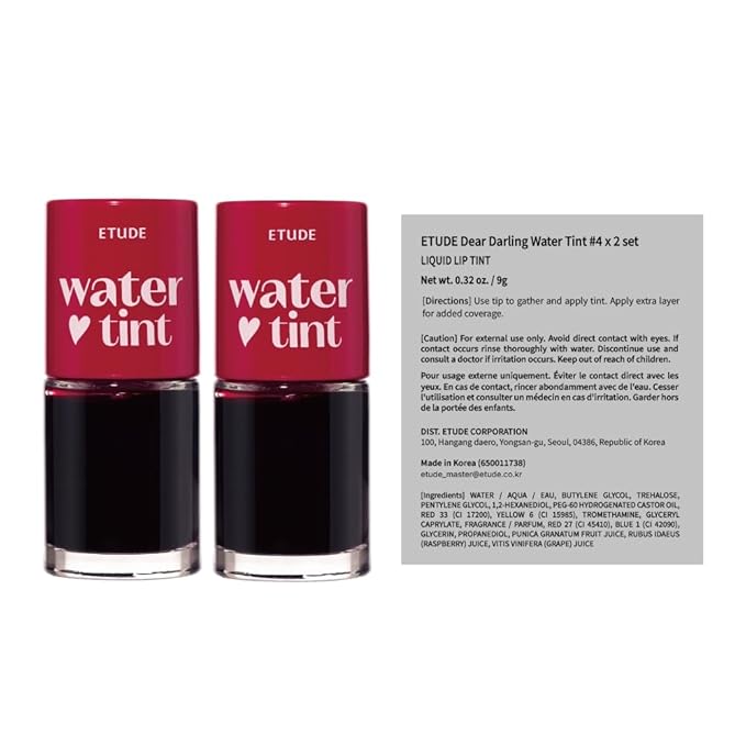 ETUDE Dear Darling Water Tint Red Grapefruit Ade Lip