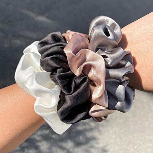 OLESILK 100% Mulberry Silk-Scrunchies for