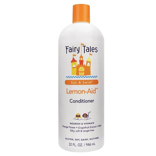 Fairy Tales Swimmer Conditioner for Kids - 32 oz | Made with Natural Ingredients in the USA | Replenish and Restore from Chlorine and Salt Damage | No Parabens, Sulfates, or Synthetic Dyes