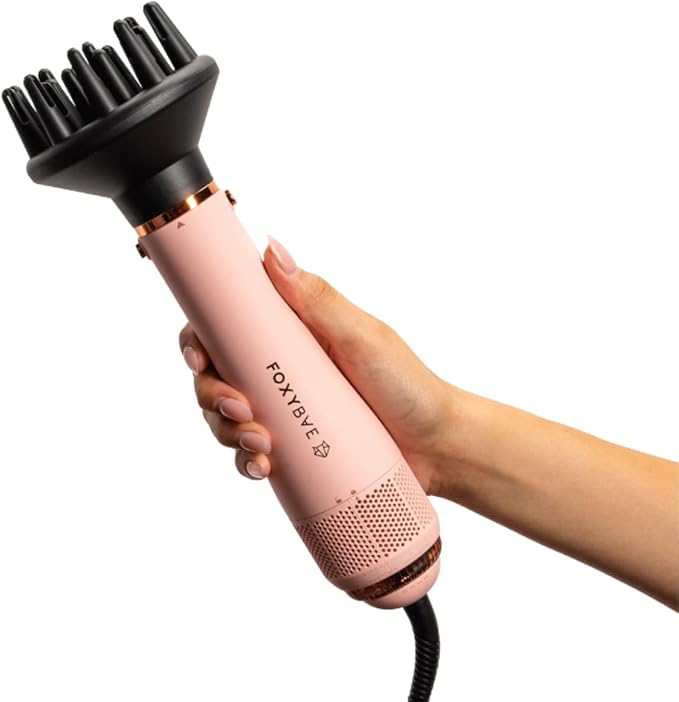 FoxyBae 4-in-1 Hot Air Styler: Blow Dryer Brush, Super Styler