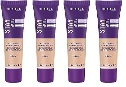 Rimmel Stay Matte Liquid Foundation, Ivory, 1 Fl of 2)