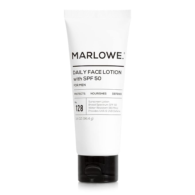 MARLOWE. No. 128 Men's Facial Lotion