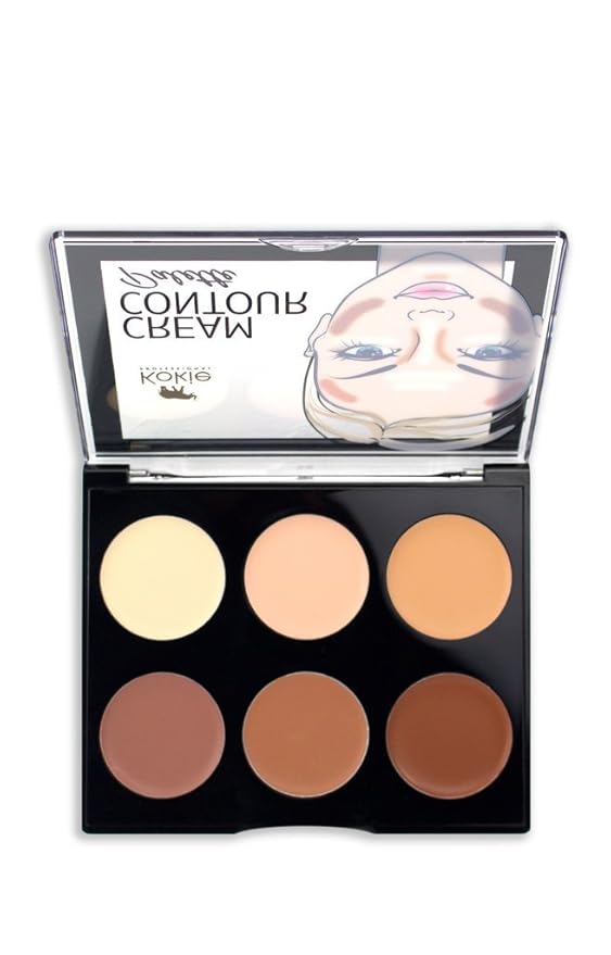 Kokie Cosmetics Cream Contour Kit, Light/Medium, 0.42 Ounce