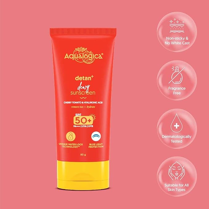 Detan+ Dewy Face Sunscreen with