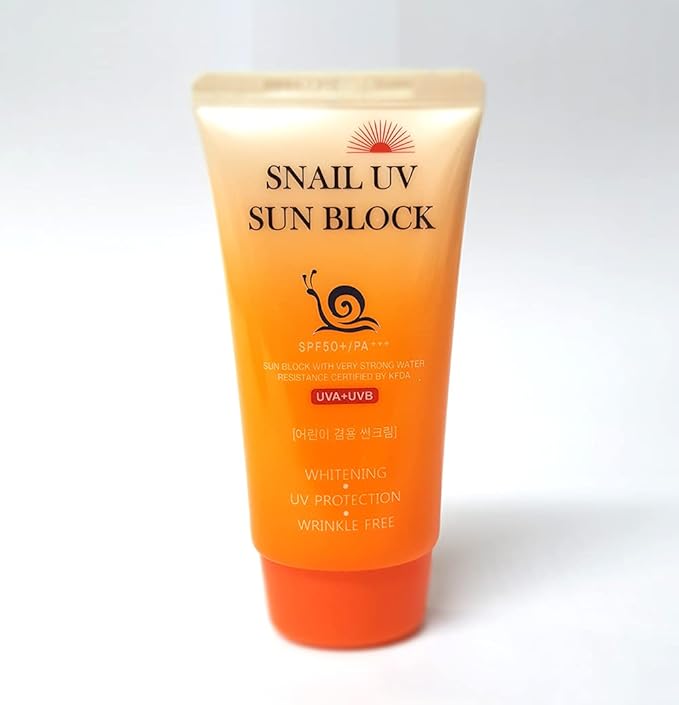 Snail UV Sun Block Cream SPF50 + PA +++ (children combined) / Korean Cosmetics (1), 50ml