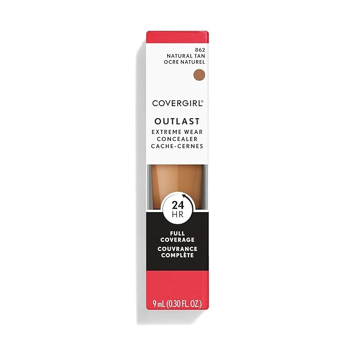 COVERGIRL Outlast Extreme Wear Concealer, Natural Tan 862, of 2