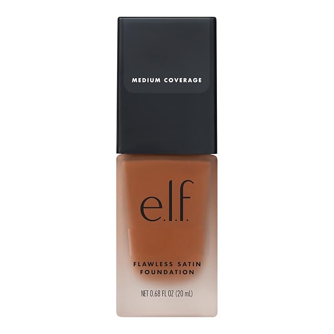 e.l.f. Flawless Finish Foundation, Lightweight & Medium Coverage, Oz () 20mL