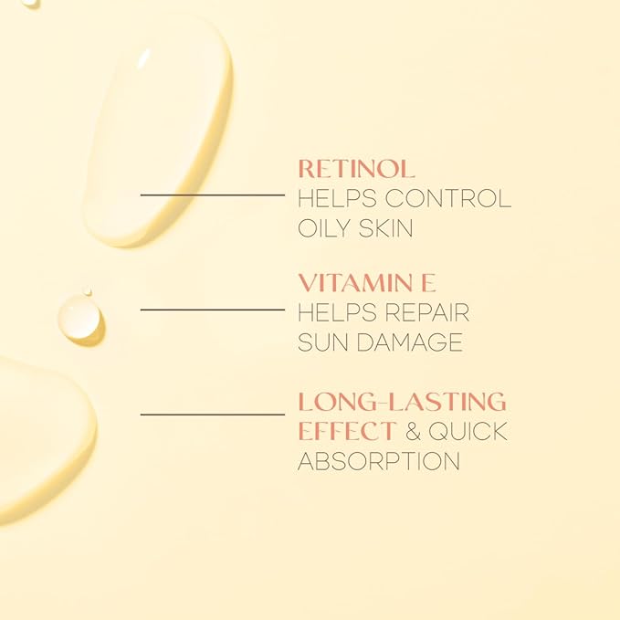 Retinol and vitamin e under