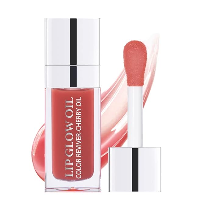 Hydrating Lip Glow Oil, Plumping Lip Gloss, Moisturizing Lip