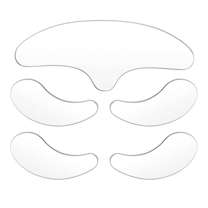 Reusable anti-wrinkle patches, reusable silicone