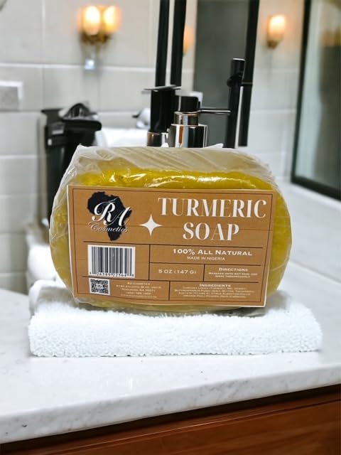 RA COSMETICS 100% Natural Turmeric Soap