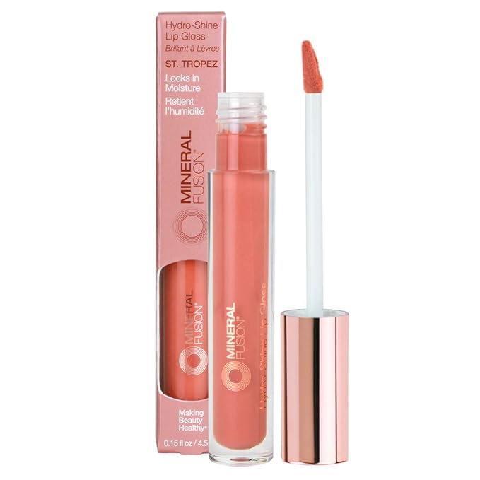 Mineral Fusion Hydro-Shine Lip Gloss, St. Tropez, 0.15 Lip