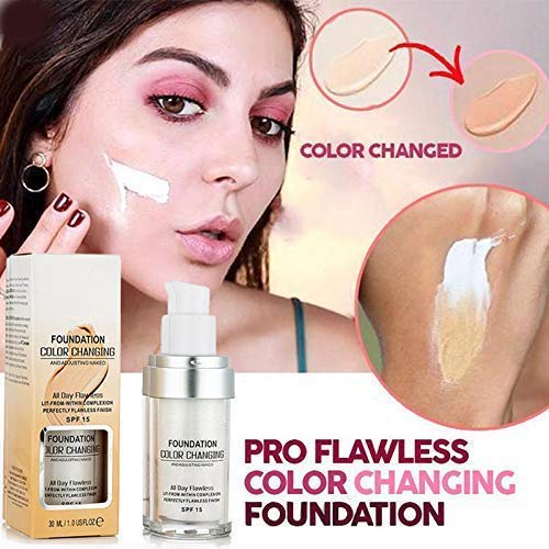 TLM Concealer Cover Cream, Flawless Colour Changing Foundation Face