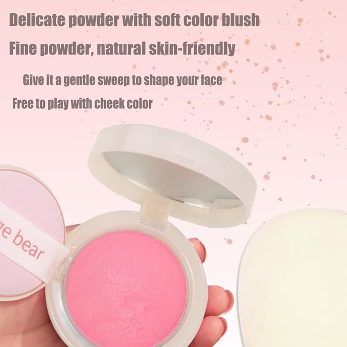 Silky Matte Blush,Blush Powder for Cheeks,Long-Lasting, Natural Look,