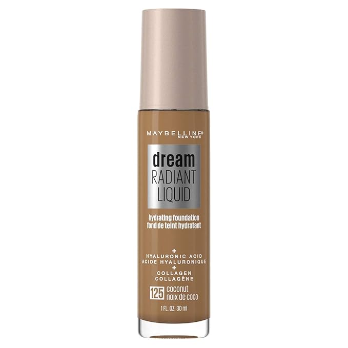 Maybelline Dream Radiant Liquid Medium Coverage Hydrating Makeup, 1 Count