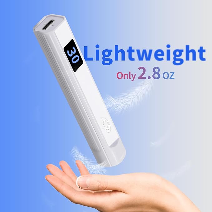 2 pack handheld nail lamp