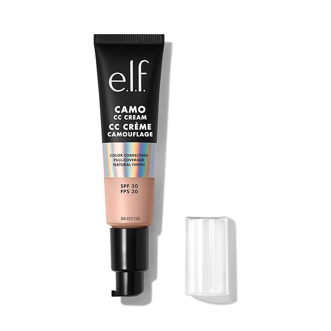 e.l.f. Camo CC Cream, Color Correcting Medium-To-Full Coverage C, (30g) 1.05 Oz