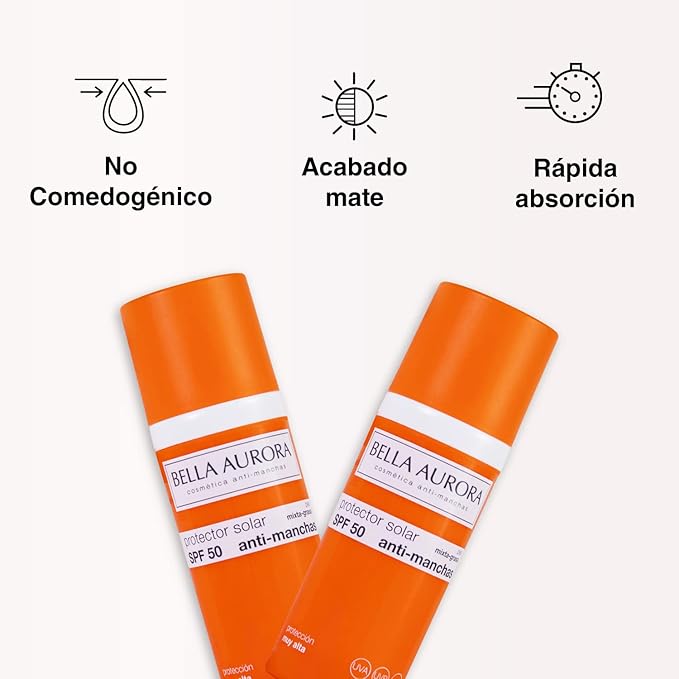 BELLA AURORA GEL SOLAR SPF 50 ANTIMANCAS PIEL MIXTA-GRASA