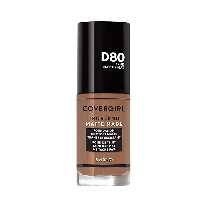 COVERGIRL TruBlend Matte Made Liquid Foundation, Soft Sable, of 1)