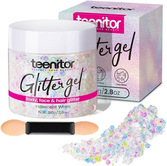 Teenitor body glitter, face glitter,