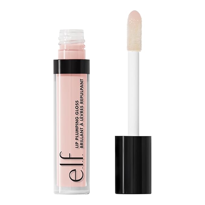 e.l.f. Lip Plumping Gloss, High-Shine Liquid Lip Color,