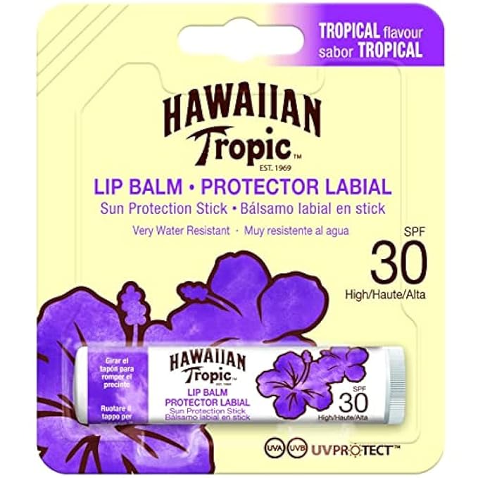 Hawaiian Tropic Protector Labial Bálsamo Labial En Stick Spf30 Water Resistant