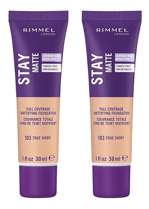 Rimmel Stay Matte Liquid Foundation, True Ivory, 1 of 1)