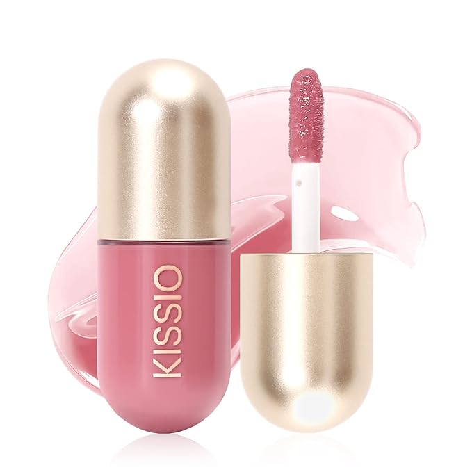 KISSIO Lip Plumper,Color Lip Plumper Gloss,Lip