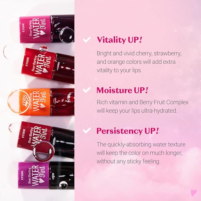 ETUDE Dear Darling Water Tint Cherry Ade 3 Lip