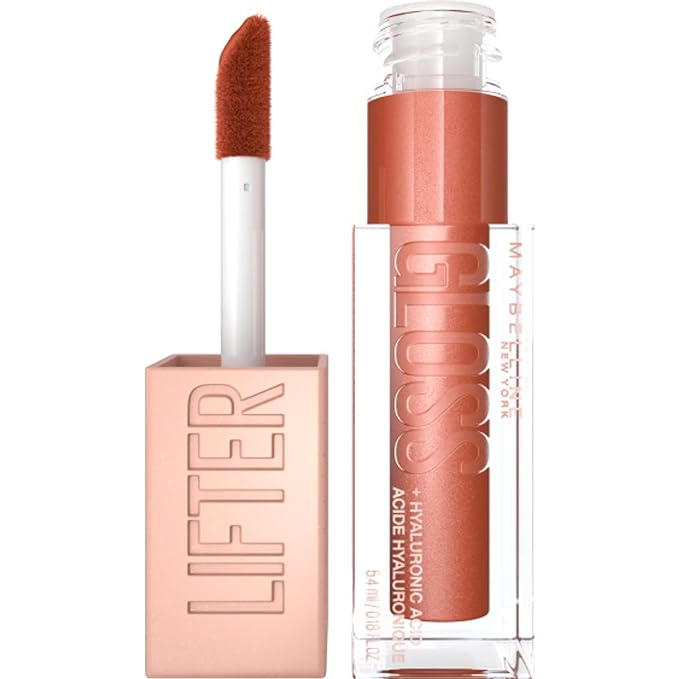 Maybelline Lifter Gloss, Hydrating Lip Gloss with Hyaluronic Lip