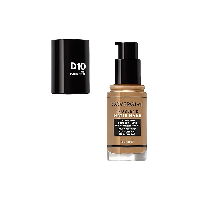 Covergirl Trublend Matte Made Liquid Foundation, D10 Golden Fl Oz