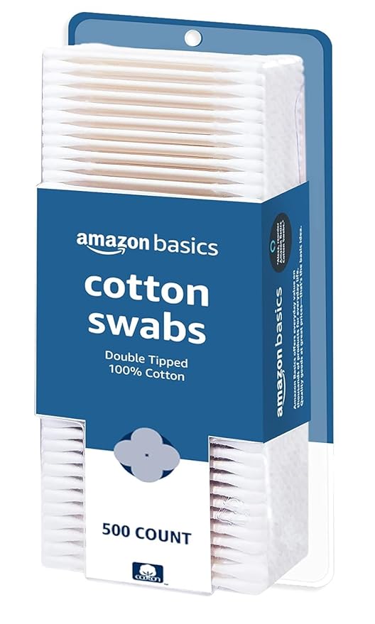 Amazon basics cotton swabs, 500