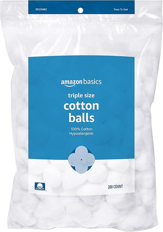 Amazon basics cotton balls, 200