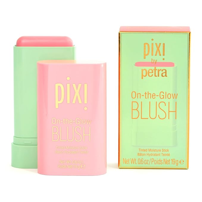 Pixi On-the-Glow Blush - Fleur, Hydrating Tinted Moisture 0.6oz, Paraben-Free 19g