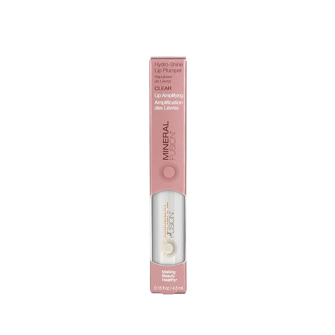 Mineral Fusion Hydro-Shine Lip Gloss Plumper, Clear, 0.15 Lip