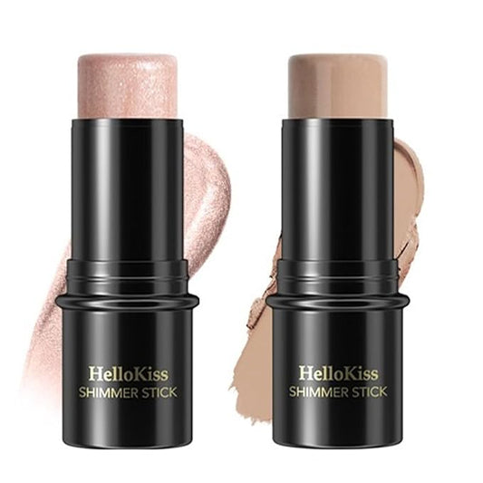 MIELIKKI 2Pcs Cream Contour Stick Makeup, Highlighter Stick