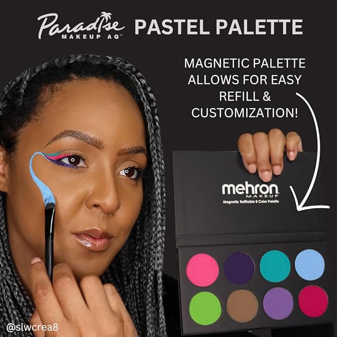 Mehron Makeup Paradise Makeup AQ 8 Color Pastel