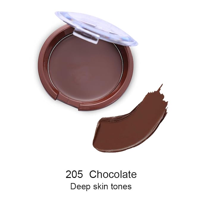 MAEPEOR Matte Bronzer 6 Colors Cream Contour Palette (05 Chocolate)