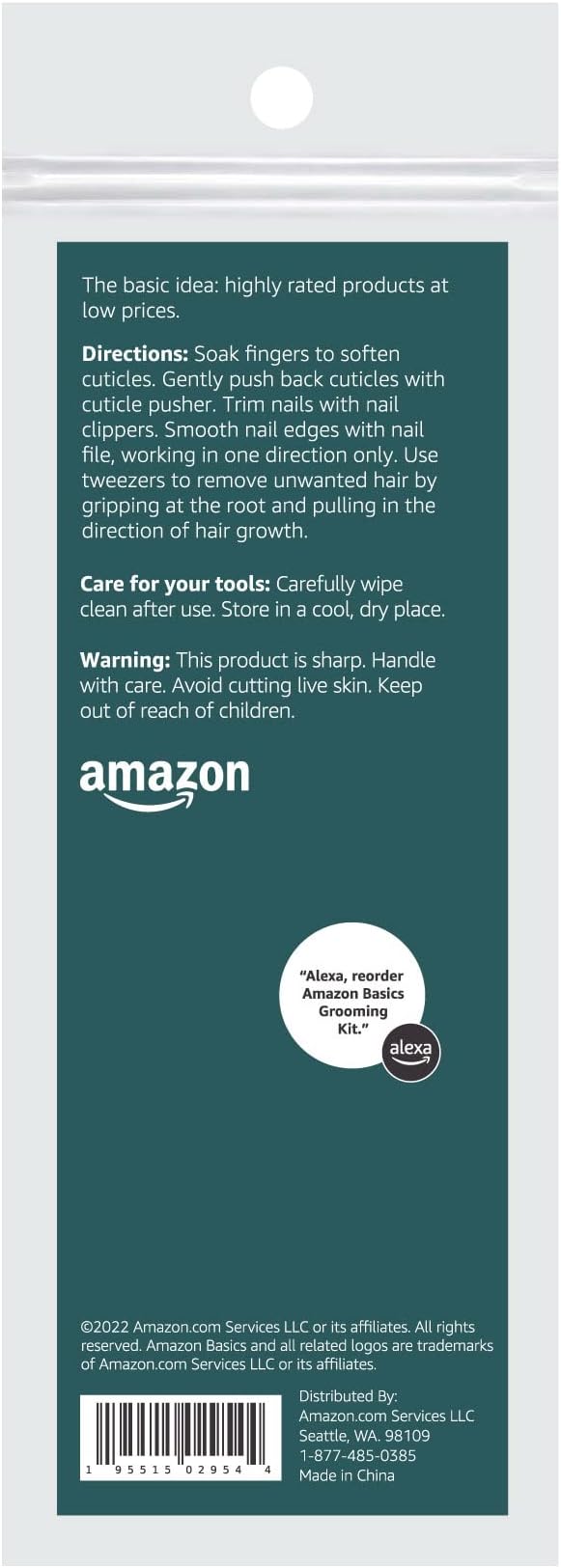 Amazon Basics 5-Piece Basic Grooming