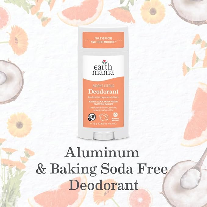 Earth Mama Bright Citrus Deodorant | Baking