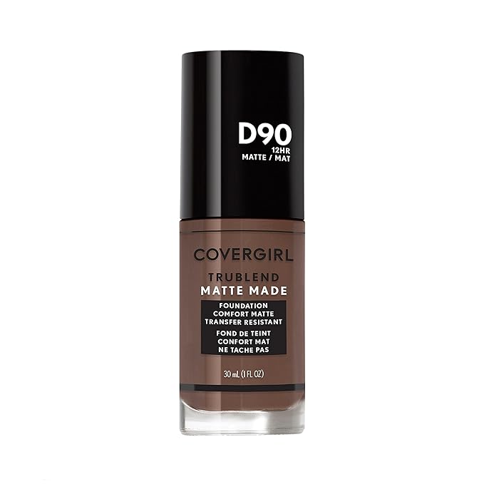 Covergirl Trublend Matte Made Liquid Foundation, D90 Espresso, Fl Oz