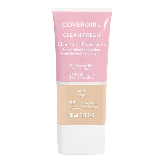 COVERGIRL Clean Fresh Skin Milk Foundation, Fair, 1 may vary)