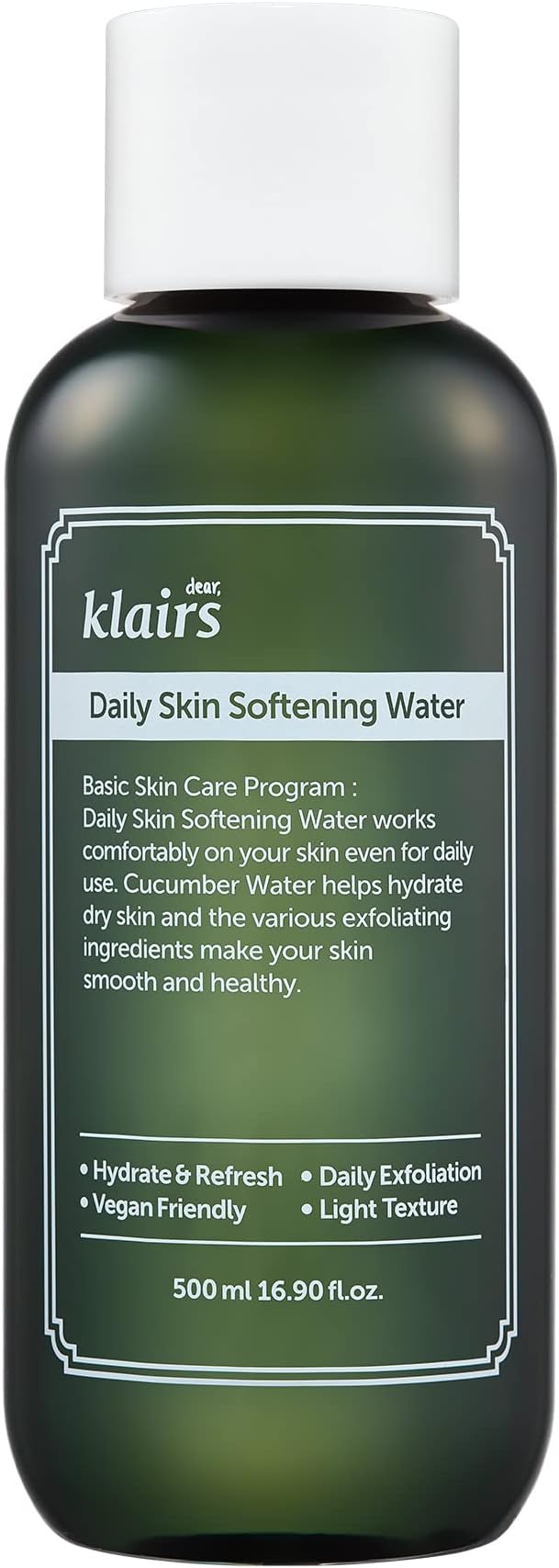 [DearKlairs] Daily Skin Softening Water, Toner,