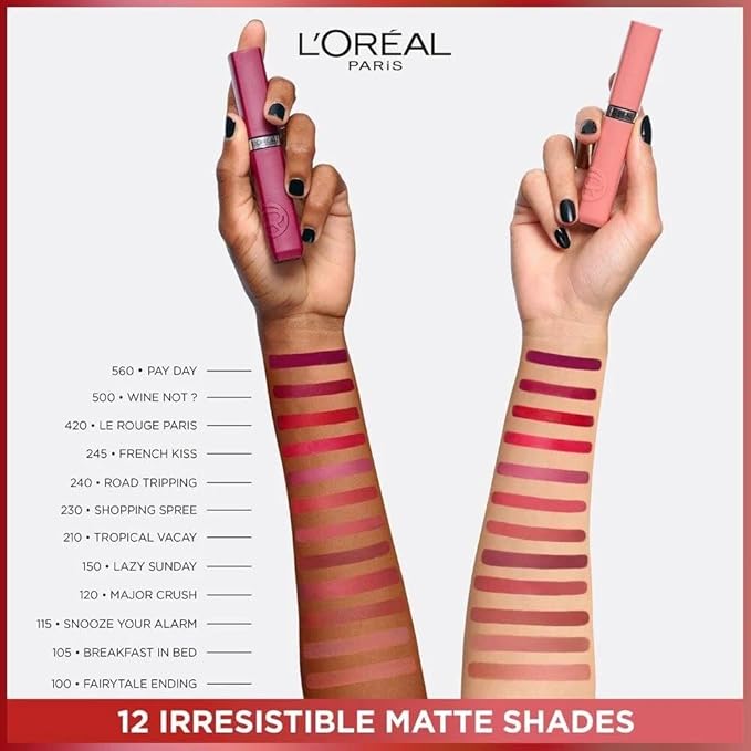 L'Oreal Paris Infallible Matte Resistance Liquid Lipstick, up