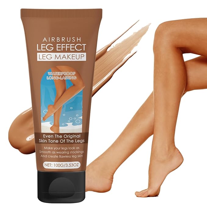 Leg Makeup Waterproof No Transfer, Leg Vein Cover (Brown Glow)