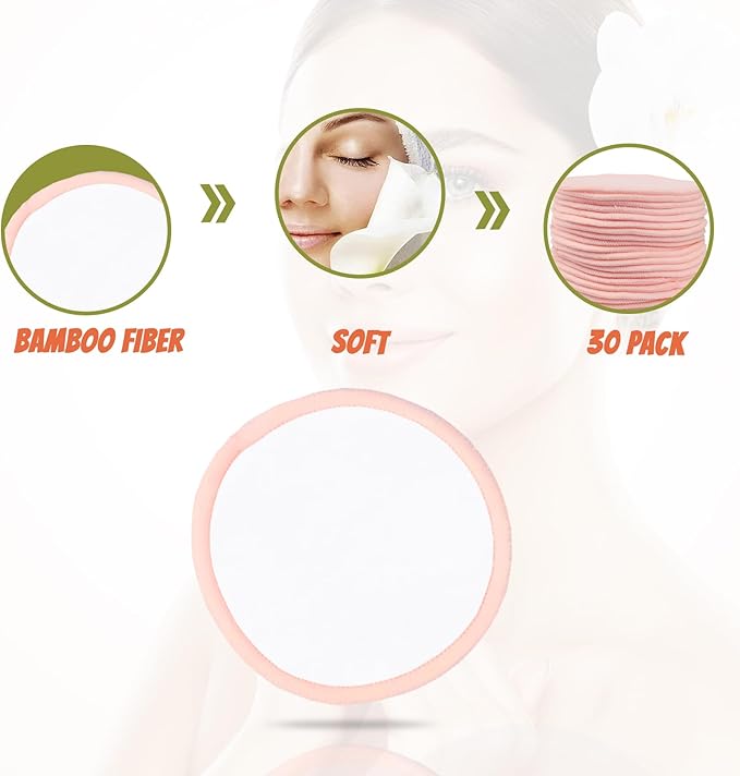 30 pack reusable makeup remover