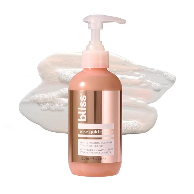 Bliss Rose Gold Rescue Foaming Face Wash – Gold