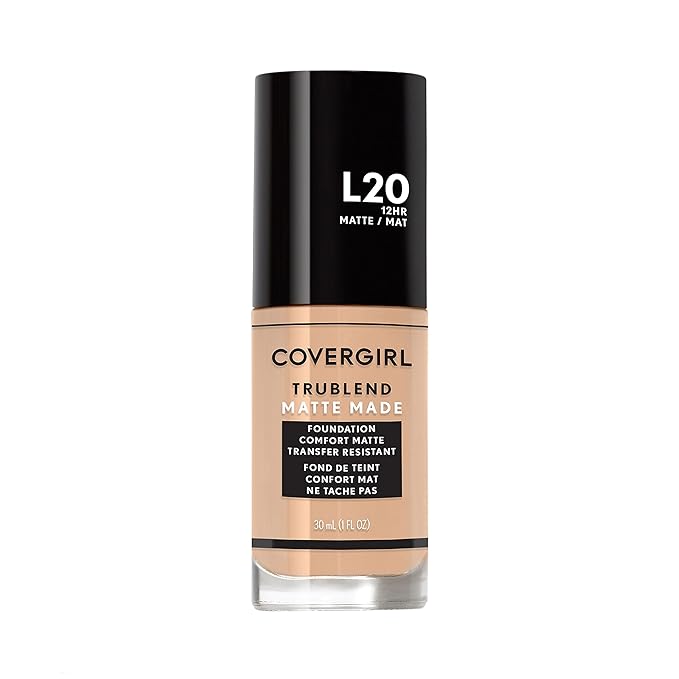 COVERGIRL TruBlend Matte Made Liquid Foundation, Light Ivory of 1)