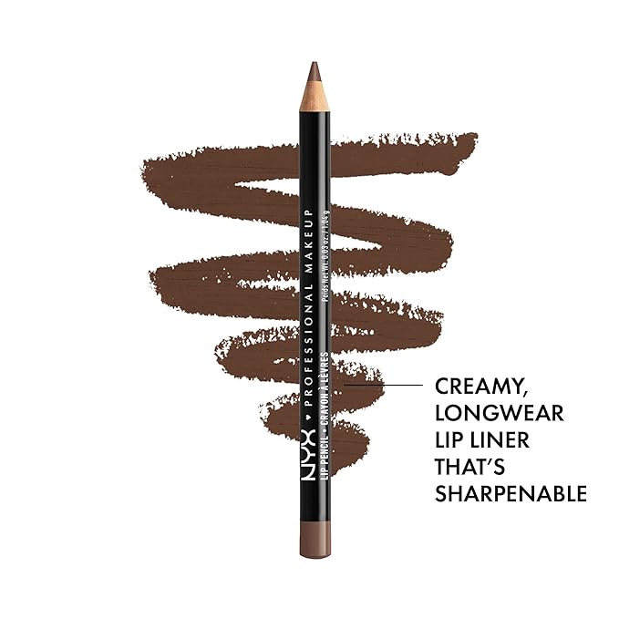 NYX PROFESSIONAL MAKEUP Slim Lip Pencil (Espresso) + Lip