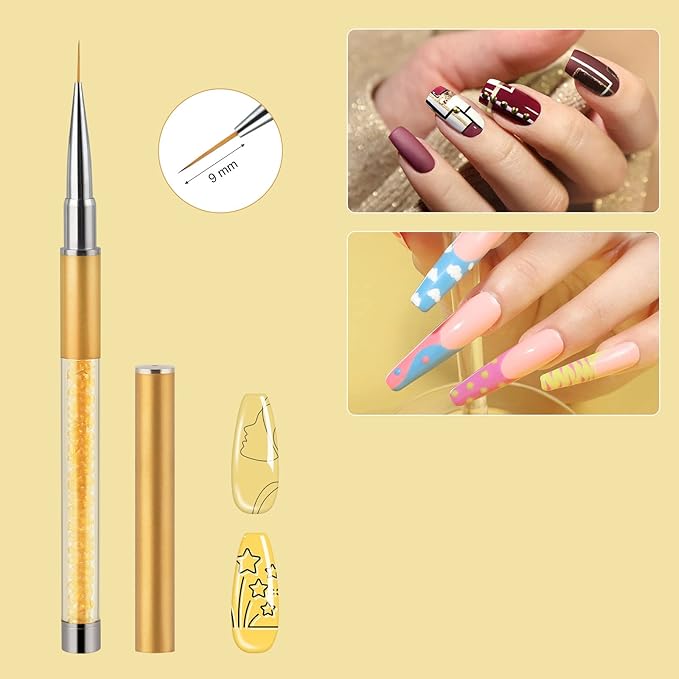 Artdone Nail Art Brushes Set,6PCS